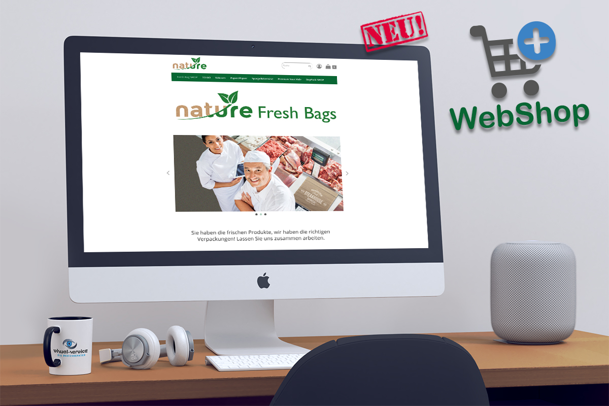 Nature Fresh Bags Shop 2023 designed by Visual Service